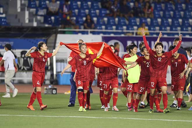 ĐT nữ Việt Nam thắng Thái Lan nghẹt thở: Nghẹn ngào đăng quang SEA Games 30 - 8