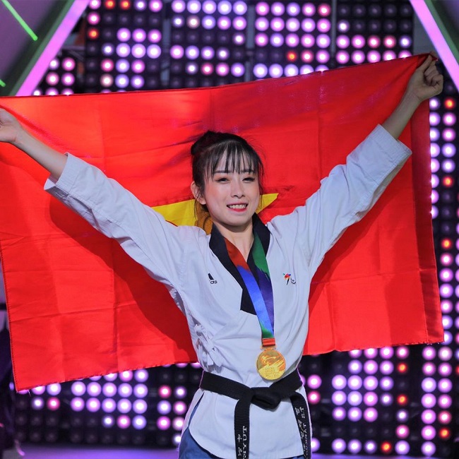 Châu Tuyết Vân hào hứng khoe trên trang cá nhân đã có 4 kỳ Sea Games liên tiếp giành được HCV. Đây là một kỷ lục của thể thao Việt Nam.