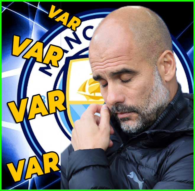 VAR đang là nỗi ám ảnh của Pep và Man City ở NHA năm nay.