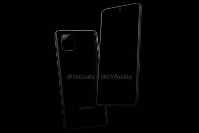 Ảnh concept Galaxy Note 10 Lite.