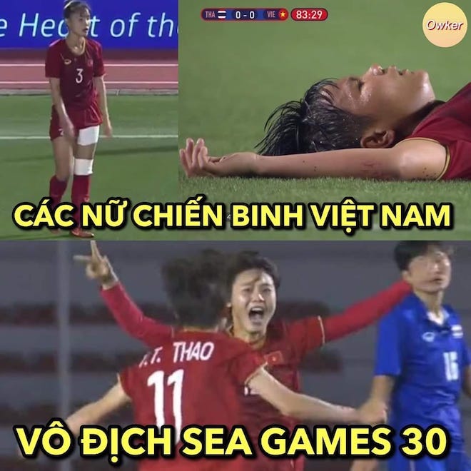 Các nữ chiến binh Việt Nam đã vô địch SEA Games 30.