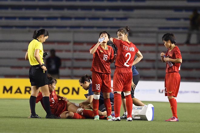 Chấn thương chảy máu, tuyển nữ Việt Nam nén đau hạ Thái Lan vô địch SEA Games - 2