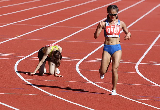 “Hot girl” điền kinh Việt Nam nén đau suốt 2km giành HCV SEA Games - 7