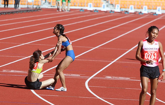 “Hot girl” điền kinh Việt Nam nén đau suốt 2km giành HCV SEA Games - 8