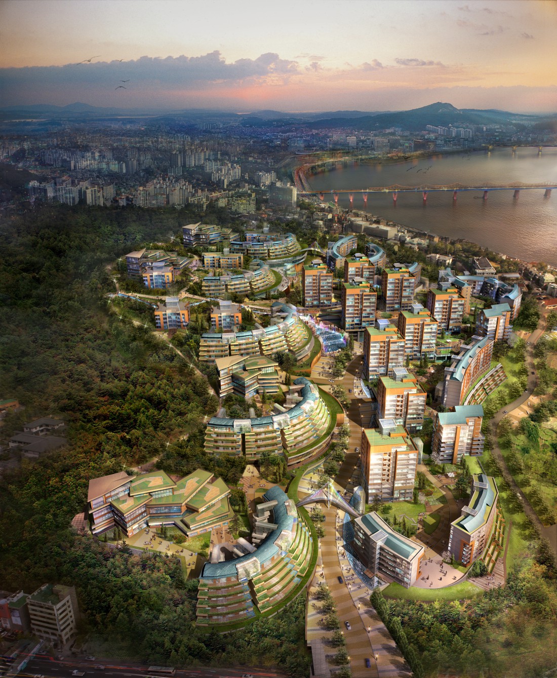 Cận cảnh khu Hannam the Hills cao cấp&nbsp;nhất Seoul