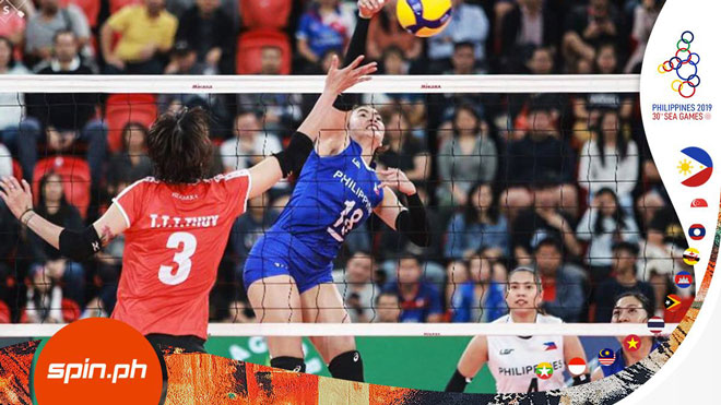 Thanh Thúy (số 3) vẫn là điểm tựa để tuyển bóng chuyền Việt Nam gây bất ngờ ở SEA Games 30