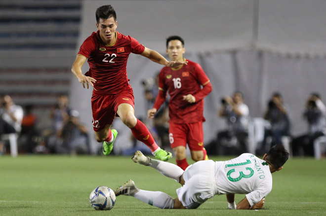 U22 Việt Nam từng vượt qua U22 Indonesia với tỉ số 2-1 ở vòng bảng