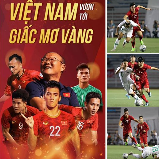 Chung kết U22 VN - Indonesia: Mỹ nhân Việt &#34;nói là làm&#34; cổ vũ tuyển VN - 1