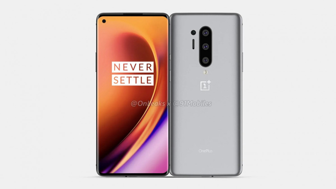 Hình ảnh được cho là OnePlus 8 Pro.