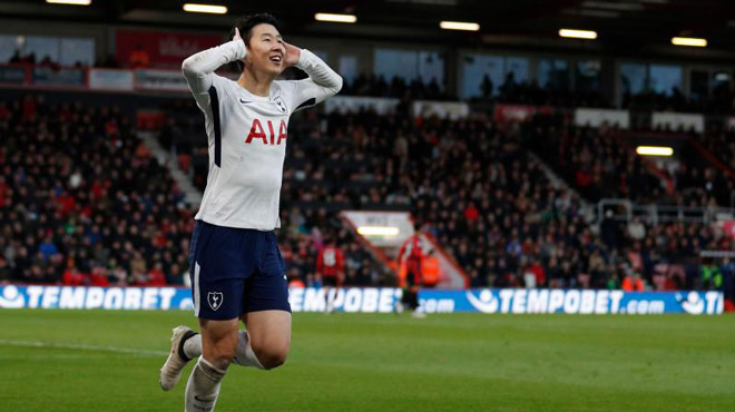 Son Heung Min lập một siêu phẩm để đời trước Bournemouth