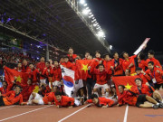 Bóng đá - U22 Việt Nam tưng bừng ăn mừng HCV SEA Games: Thầy trò Park Hang Seo vinh danh lịch sử