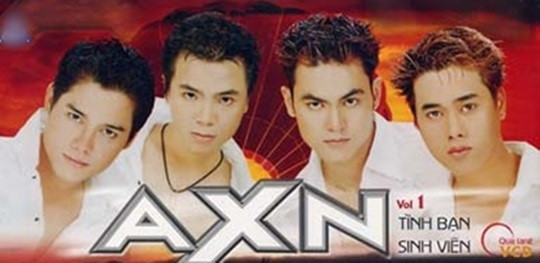 Nhóm AXN lúc mới ra mắt với 4 thành viên