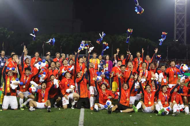 U22 Việt Nam xuất sắc giành HCV SEA Games 30&nbsp;