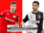 Bóng đá - Bayer Leverkusen - Juventus: Ronaldo không nương tay định đoạt vé đi tiếp