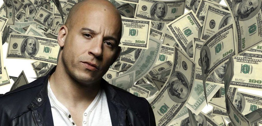 Vin Diesel được tạp chí Forbes đánh giá là nam diễn viên có thu nhập cao nhất với khối tài sản ước tính lên đến 200 triệu USD (khoảng 4600 tỉ đồng).