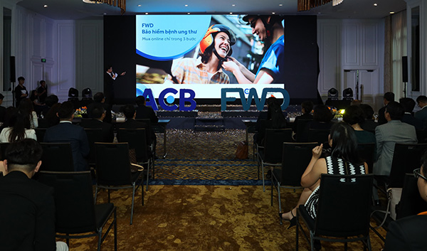 Lễ công bố hợp tác e-bancassurance đầu tiên tại Việt Nam giữa ACB và FWD ngày 12/12/2019 tại TP.HCM