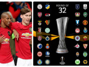 Bóng đá - Cực nóng 32 anh tài vòng knock-out Europa League: MU có lo đụng &quot;hàng khủng&quot;?