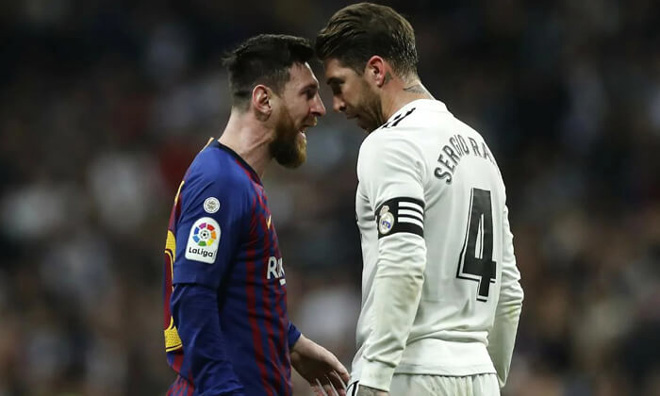 Số phận của Barcelona và Real Madrid trái ngược ở lượt đấu về