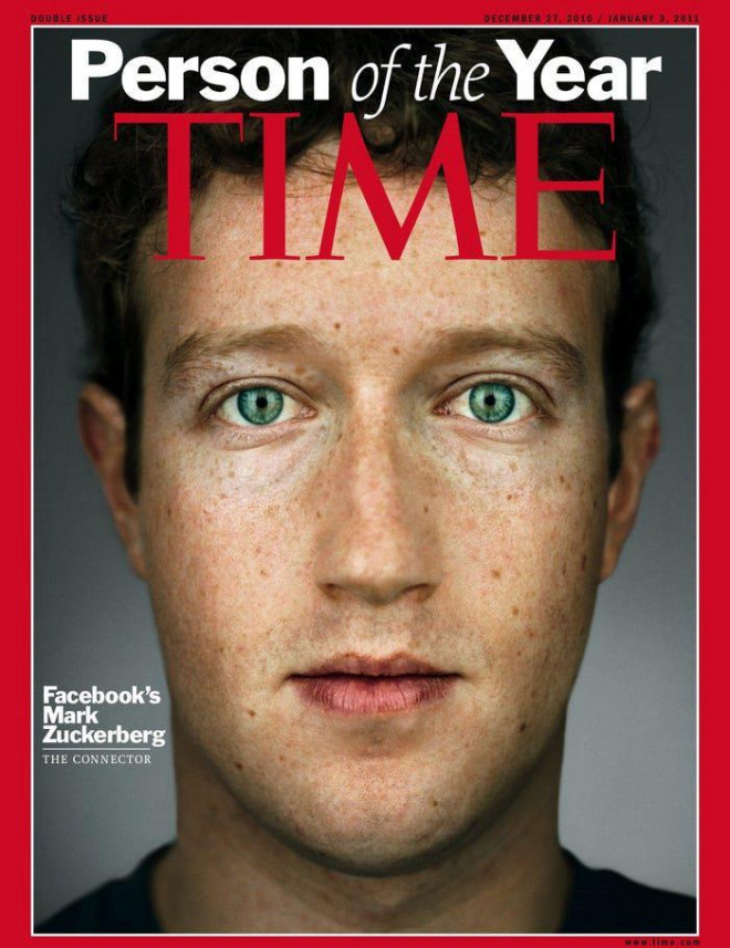 2010 là năm quan trọng đối với Mark
Zuckerberg. Anh được tạp chí Time bầu chọn là “Nhân vật của năm”, 7
năm sau khi mở Facebook.