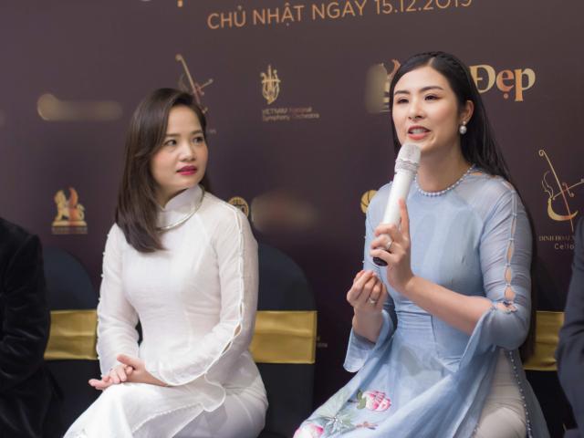 Hoa hậu Ngọc Hân bất ngờ góp mặt trong buổi hoà nhạc quốc tế với vai trò bất ngờ
