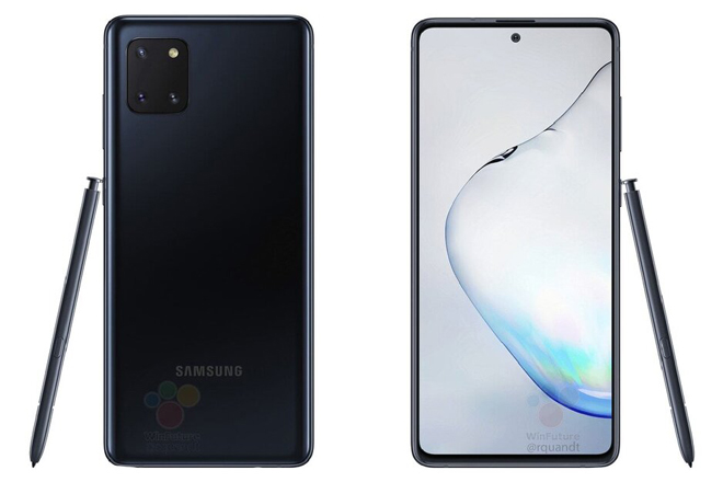 Ảnh concept Galaxy Note 10 Lite.