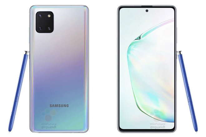 Ảnh concept Galaxy Note 10 Lite.