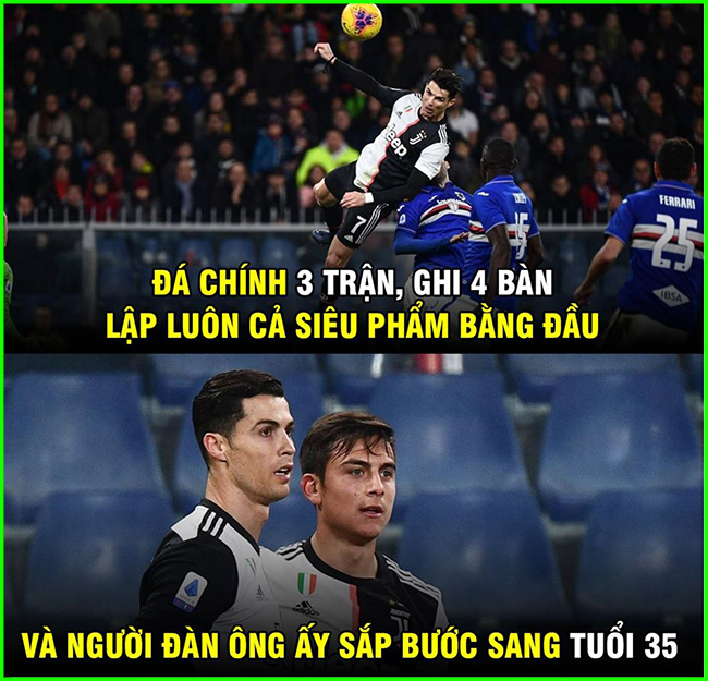 Siêu phẩm của &#34;tài năng trẻ 35 tuổi&#34; Ronaldo.