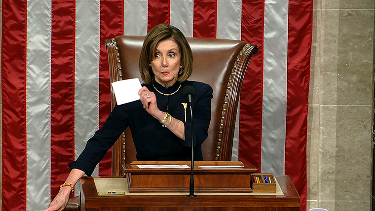 Chủ tịch Hạ viện Mỹ Nancy Pelosi.