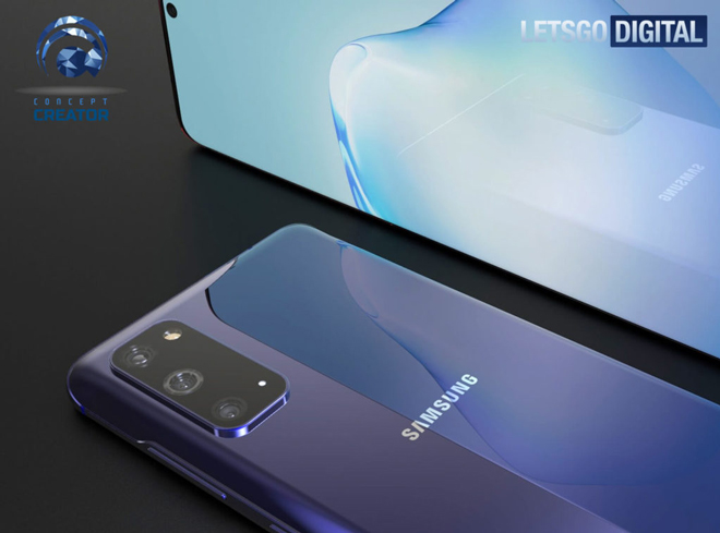 Ảnh concept Galaxy S11e.