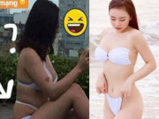 Đời sống Showbiz - Ngã ngửa với ảnh Ngân 98, Thúy Vi tự đăng và được “tag”: Cao thủ photoshop là đây