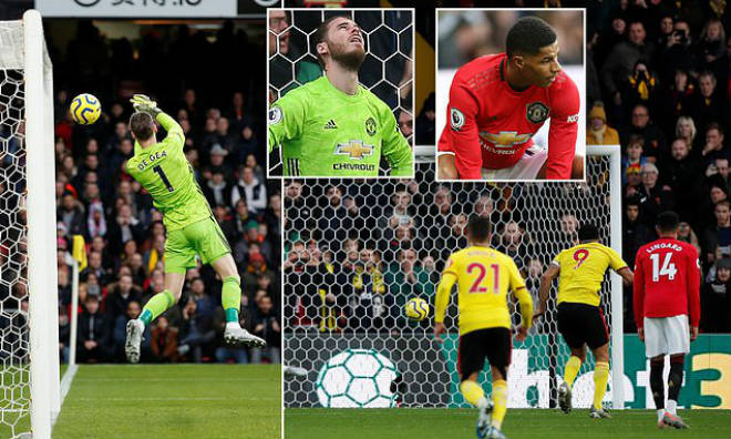 Sai lầm của De Gea mở màn thất bại tủi hổ của MU trước Watford