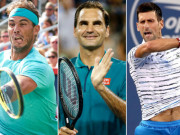 Thể thao - Vua tennis 2019: Federer &quot;già gân&quot; nhất, có nhiều cúp bằng Nadal - Djokovic?