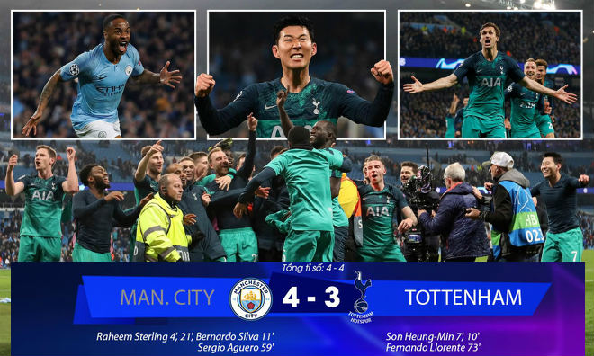 Man City - Tottenham và... VAR tạo nên trận cầu rượt đuổi 7 bàn siêu hấp dẫn