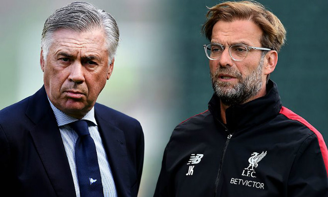 Ancelotti sở hữu thành tích đối đầu vượt trội Liverpool và HLV Jurgen Klopp