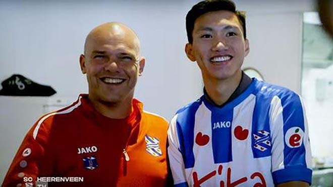 Văn Hậu khoác áo Heerenveen