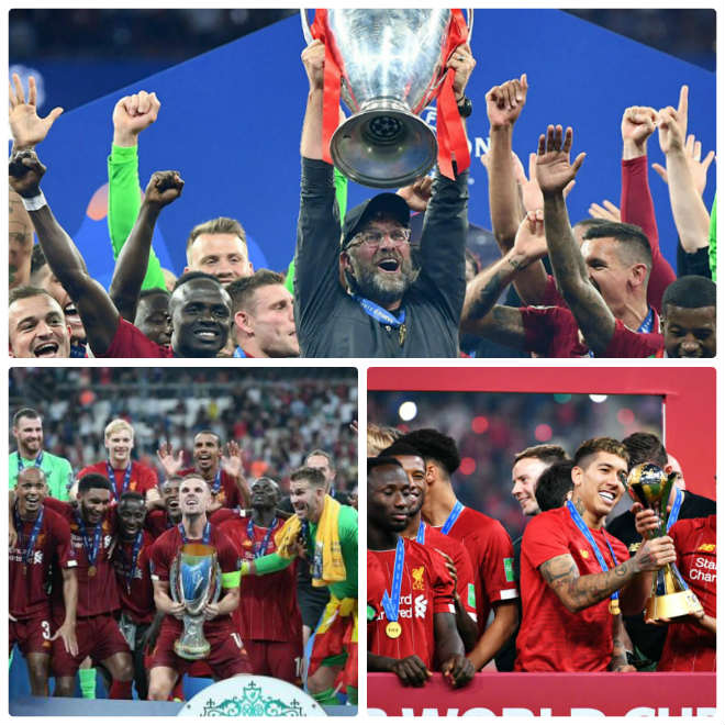 Liverpool đã thâu tóm 3 danh hiệu cao quý cấp độ châu Âu và thế giới trong năm 2019