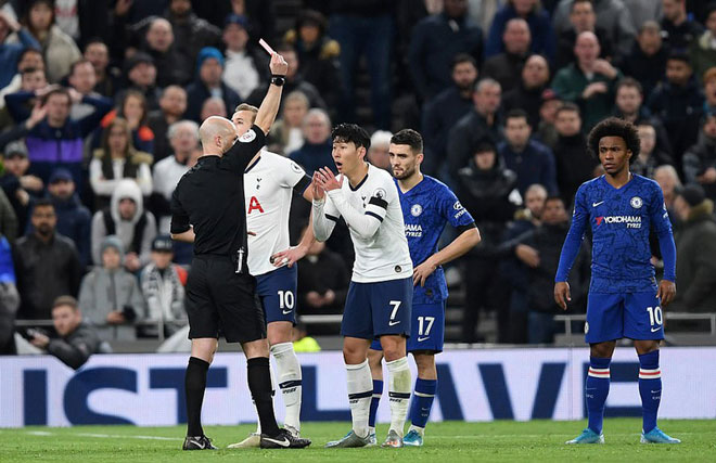 Mourinho bảo vệ Son Heung Min sau tấm thẻ đỏ