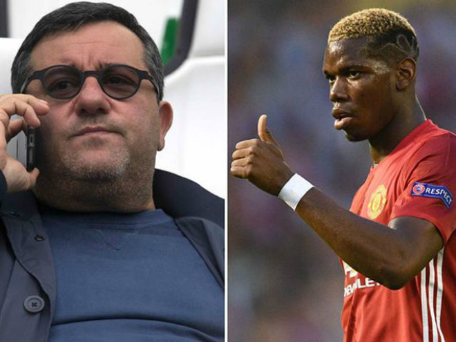 Raiola không ít lần muốn Pogba "đào tẩu" khỏi&nbsp;MU