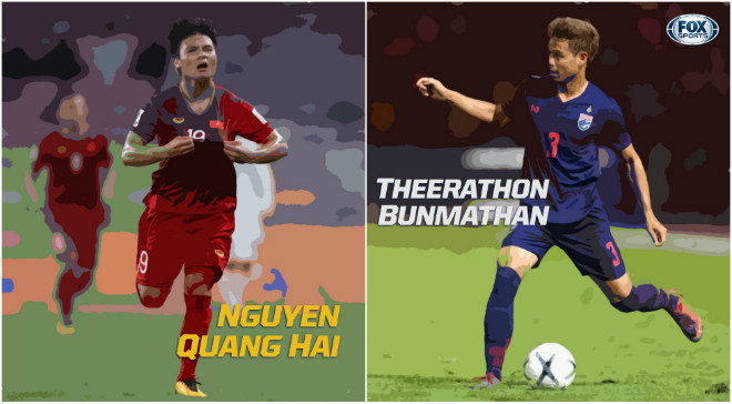 Quang Hải và Theerathon Bunmathan được tờ Fox Sports Asia chọn là 2 cầu thủ Đông Nam Á thi đấu tốt nhất năm 2019