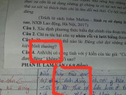 Giáo dục - du học - Cả gan xưng &quot;anh&quot; với giáo viên trong bài kiểm tra, học sinh nhận cái kết đắng