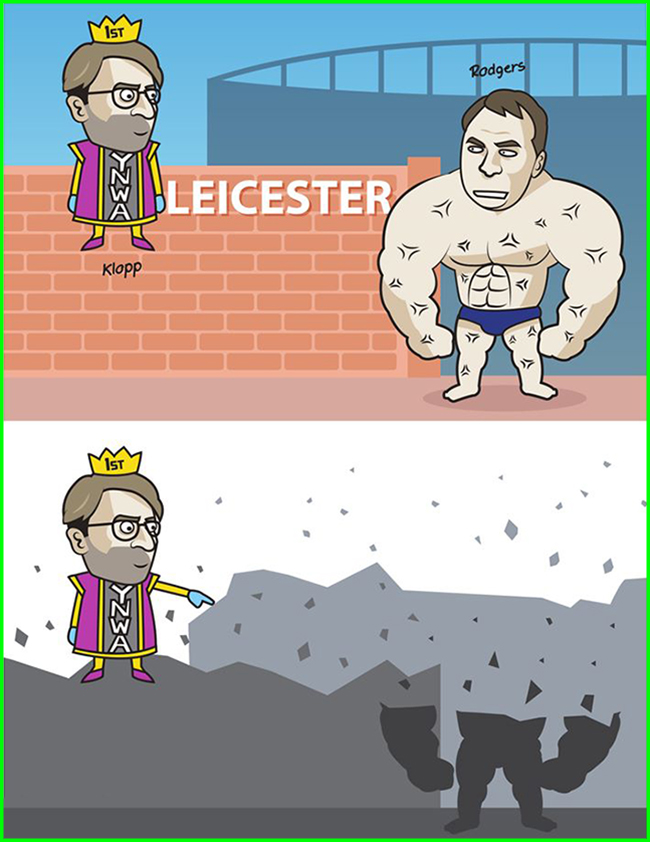 Leicester gặp Klopp tầm này thì cũng &#34;bay màu&#34; như thường.