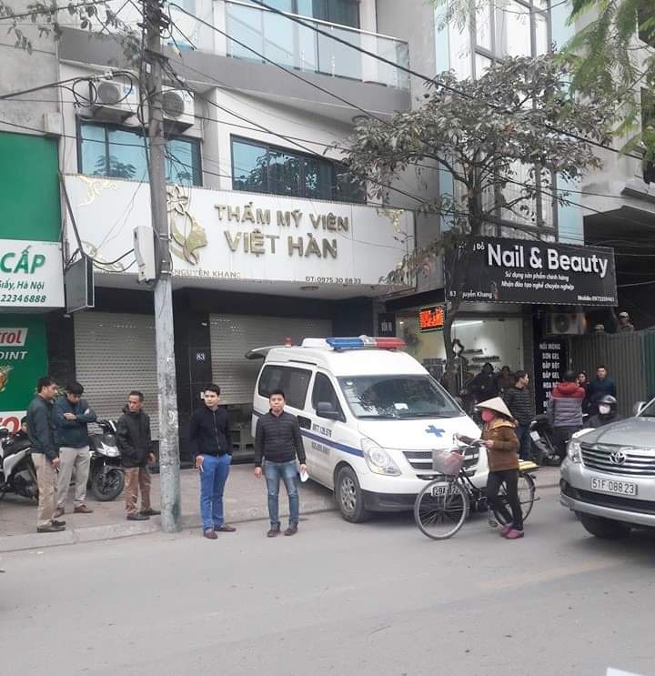 Thẩm mỹ viện Việt Hàn nơi xảy ra sự việc
