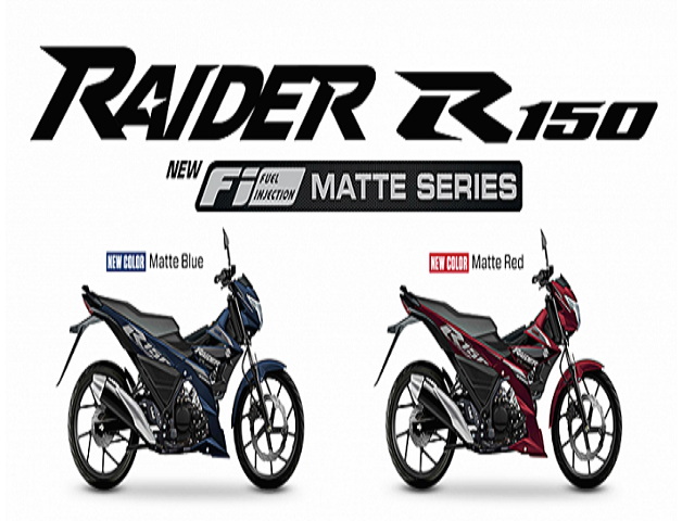 Suzuki Raider R150 hoàn toàn mới về Đông Nam Á, thêm tùy chọn ”màu áo” mới