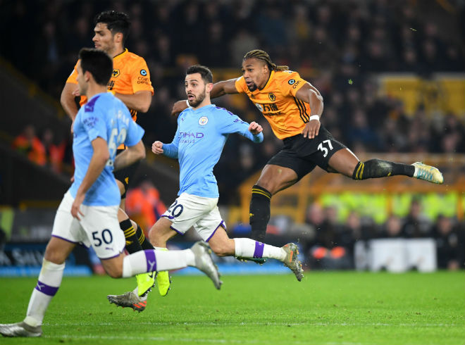 Adama Traore lại cùng Wolves gieo sầu cho Man City