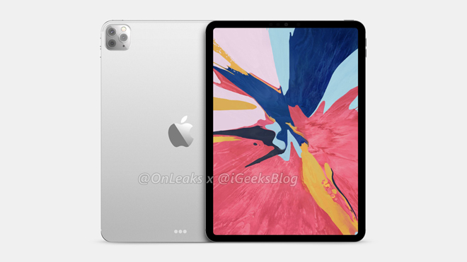 Ảnh concept iPad Pro 2020.