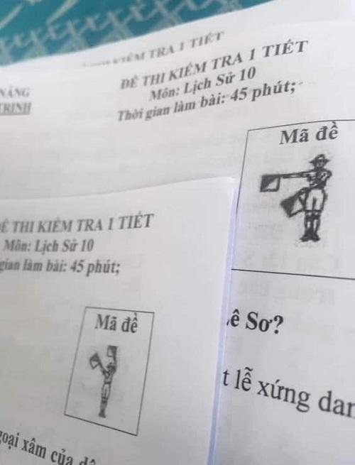 Muốn trao đổi mã đề thi, chắc chỉ còn cách đứng lên "tập thể dục" mất.&nbsp;