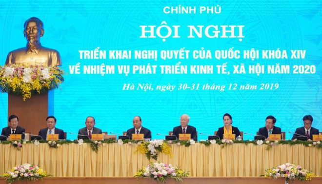 Tổng Bí thư, Chủ tịch nước Nguyễn Phú Trọng dự Hội nghị Chính phủ với các địa phương