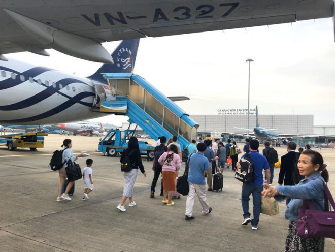 Năm 2019 Vietnam Airlines cán mốc 100 chiếc và gần 100 đường bay phủ khắp thế giới. Ảnh: P.ĐIỀN