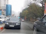 Tin tức trong ngày - Tài xế lái &quot;siêu xe&quot; Bentley chạy ngược chiều ở Hà Nội là ai?