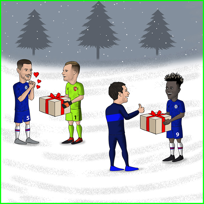 Chelsea được tặng quà trong ngày cuối cùng của tuần lễ &#34;Boxing Day&#34;.